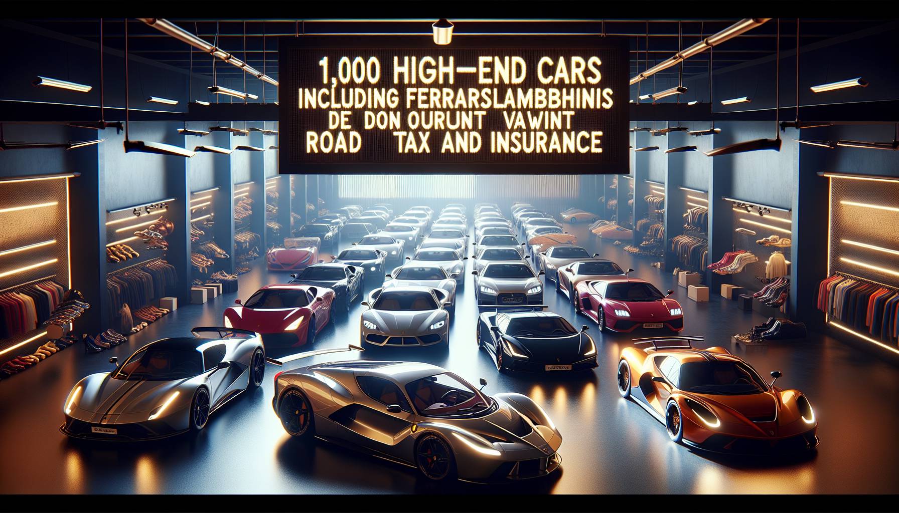 1,000 High-End Cars Including Ferraris and Lamborghinis Do Not Have Valid Road Tax and Insurance