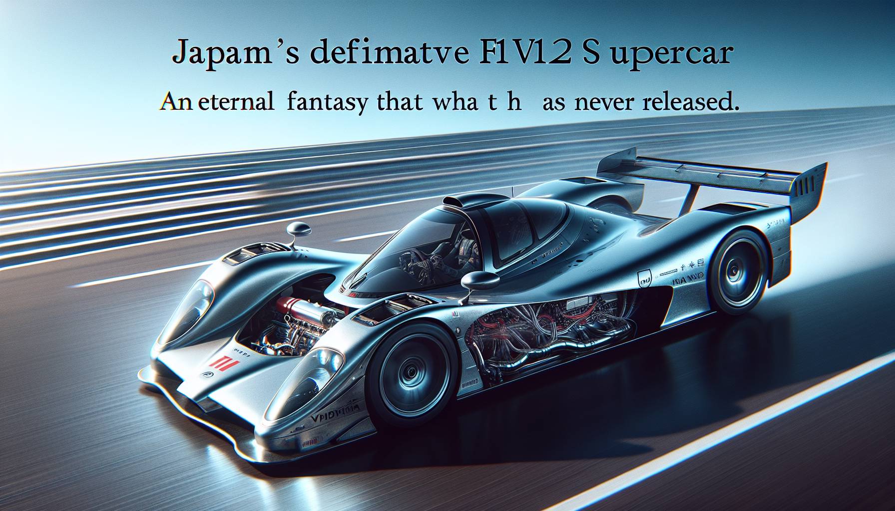 Japan’s Definitive F1 V12 Supercar: An Eternal Fantasy That Was Never Released